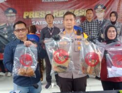 Satres Narkoba Polres Karawang Amankan Terduga Pelaku Jaringan Narkotika Jenis Ganja 