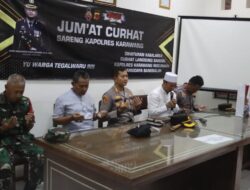 Jum’at Curhat Bersama Polres Karawang, Kapolres Ingatkan Warga Untuk Mencegah Terjadinya Tawuran