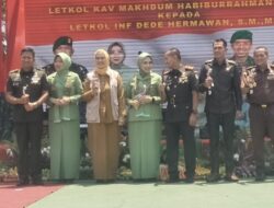 Haru Dan Bahagia Warnai Acara Lepas Sambut Dandim 0604 Karawang Dari Letkol Kav Makhdum Habiburrahman Kepada Letkol Inf Dede Hermawan 