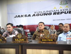 Kunjungan Kerja Jaksa Agung Secara Virtual Di Ikuti Oleh Kejaksaan Negeri Karawang Beserta Jajaran