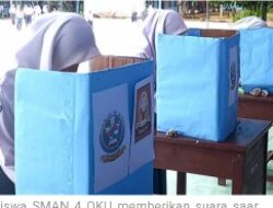 Pemilihan Ketua OSIS Di SMAN 4 Di Lakukan Dengan Cara Demokrasi