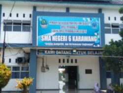 Pemilihan Ketua OSIS SMAN 6 Karawang Masa Bakti 2023-2024 Secara Demokrasi Berlangsung Tertib