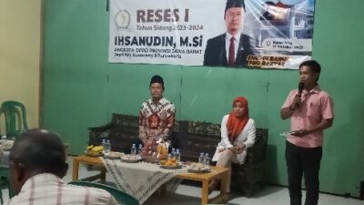 Anggota DPRD Jabar Komisi III Laksanakan Reses I Bersama Warga Perum Karaba Indah Karawang