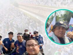 Dalam Aksi Bela Palestina IWO Indonesia Bersama Ribuan Warga Kabupaten Bekasi Padati Stadion Wibawa Mukti