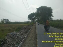 Masyarakat Kutawaluya Sambut Baik Dan Apresiasi Pembangunan Pelebaran Jalan Kutawaluya