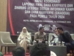 KPU Karawang Gelar Rapat Koordinasi Laporan Dana Awal Kampanye Dan Sharing Season Sistem Informasi Kampanye