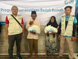 Bertajuk Menjejak Manfaat, YBM PLN UP3 Karawang Berikan Bantuan Renovasi Rumah Untuk Satum Warga Desa Tanjungmekar 