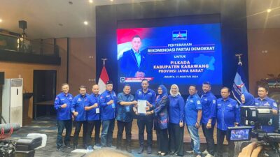 Akhirnya Partai Demokrat Beri Mandat Acep-Gina Maju di Pilkada Karawang 2024